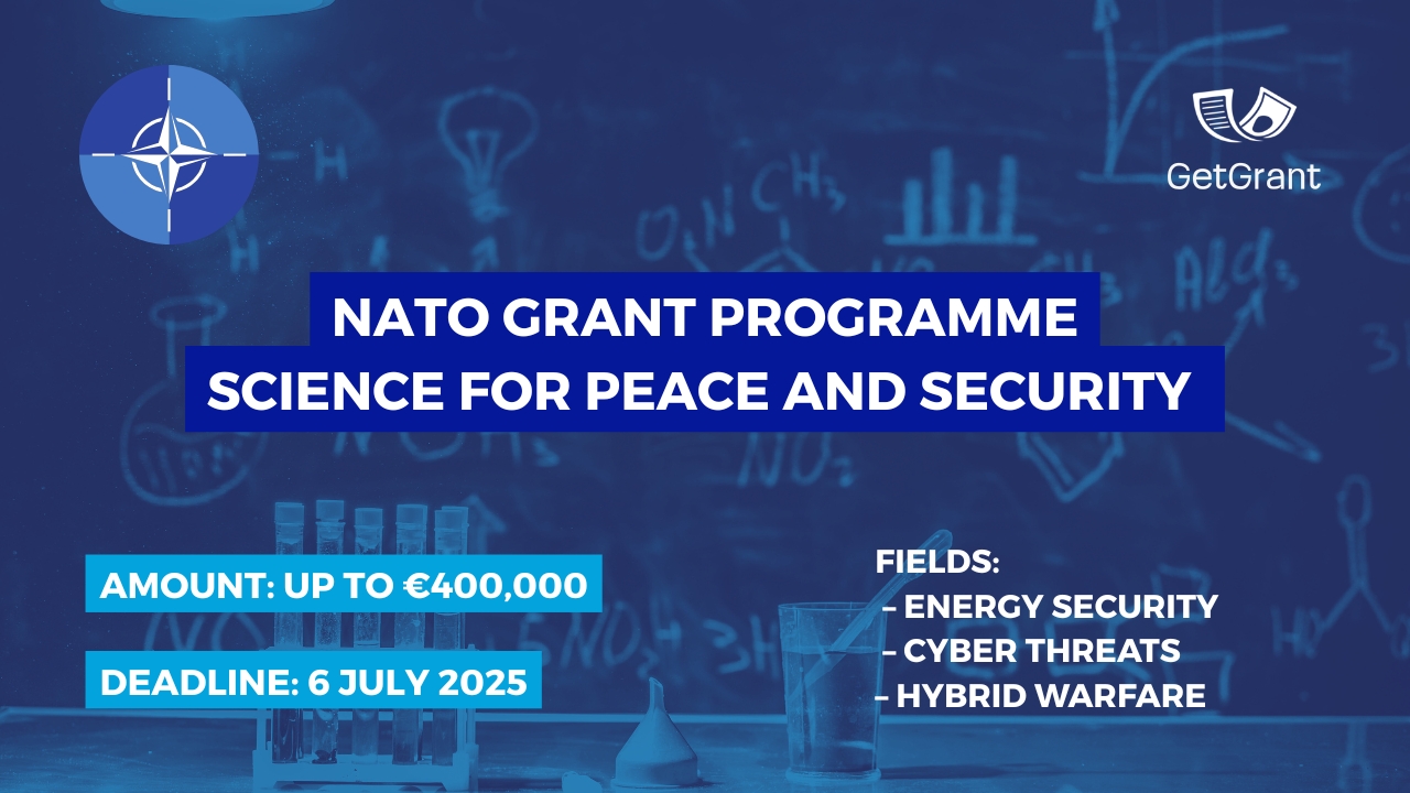 NATO Science for Peace and Security Programme: Up to €400,000 for Research on Energy Security, Cyber Threats, and Hybrid Warfare