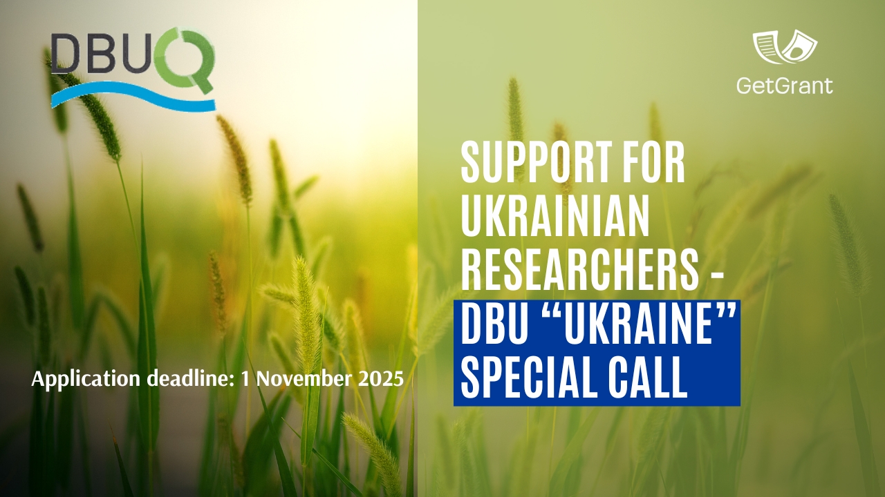 Support for Ukrainian Researchers – DBU “Ukraine” Special Call