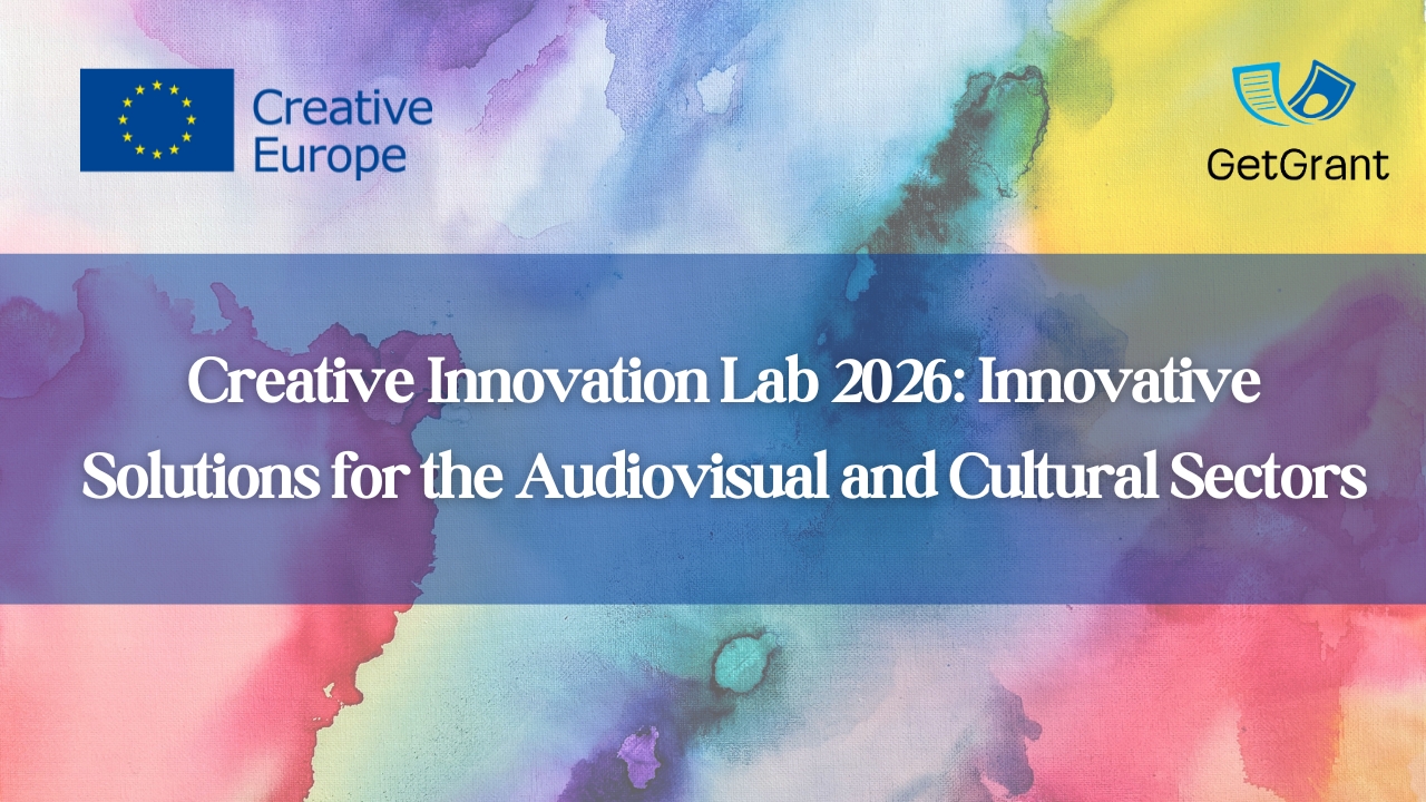 Creative Innovation Lab 2026: Innovative Solutions for the Audiovisual and Cultural Sectors