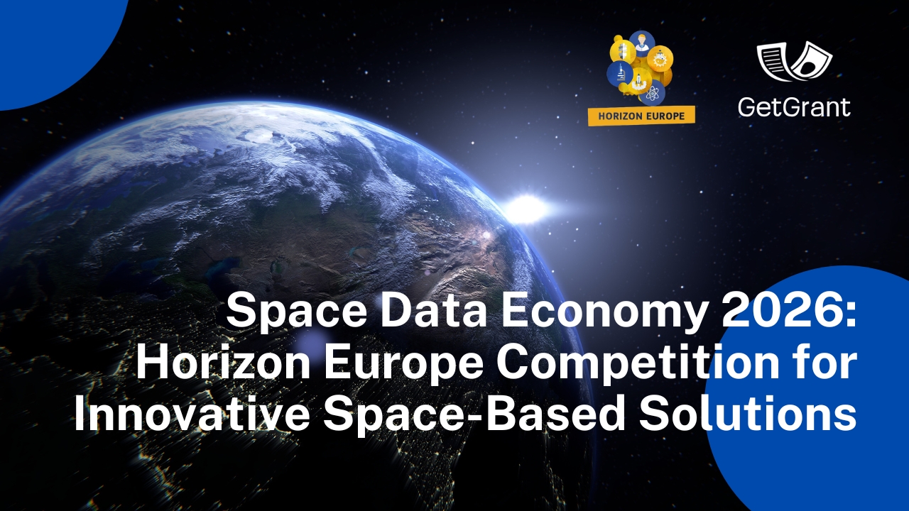 Space Data Economy 2026: Horizon Europe Competition for Innovative Space-Based Solutions