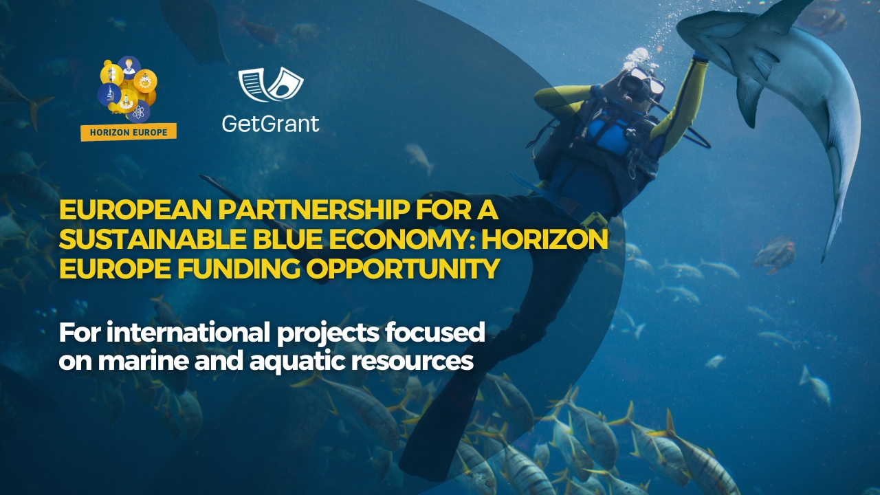 European Partnership for a Sustainable Blue Economy: Horizon Europe funding opportunity