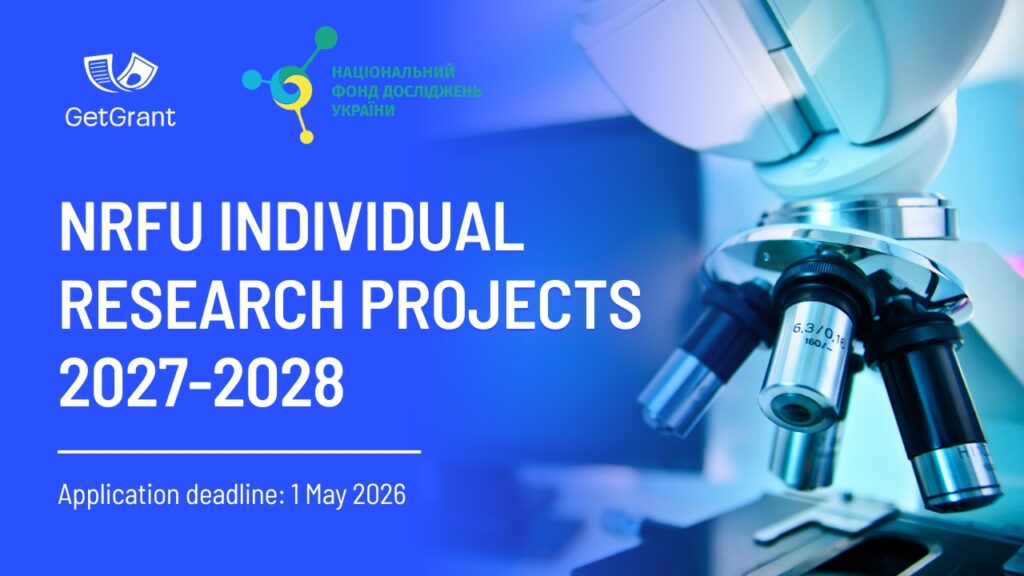 NRFU Individual Research Projects 2027-2028