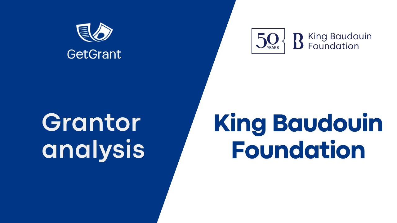 King Baudouin Foundation: Grantor analysis