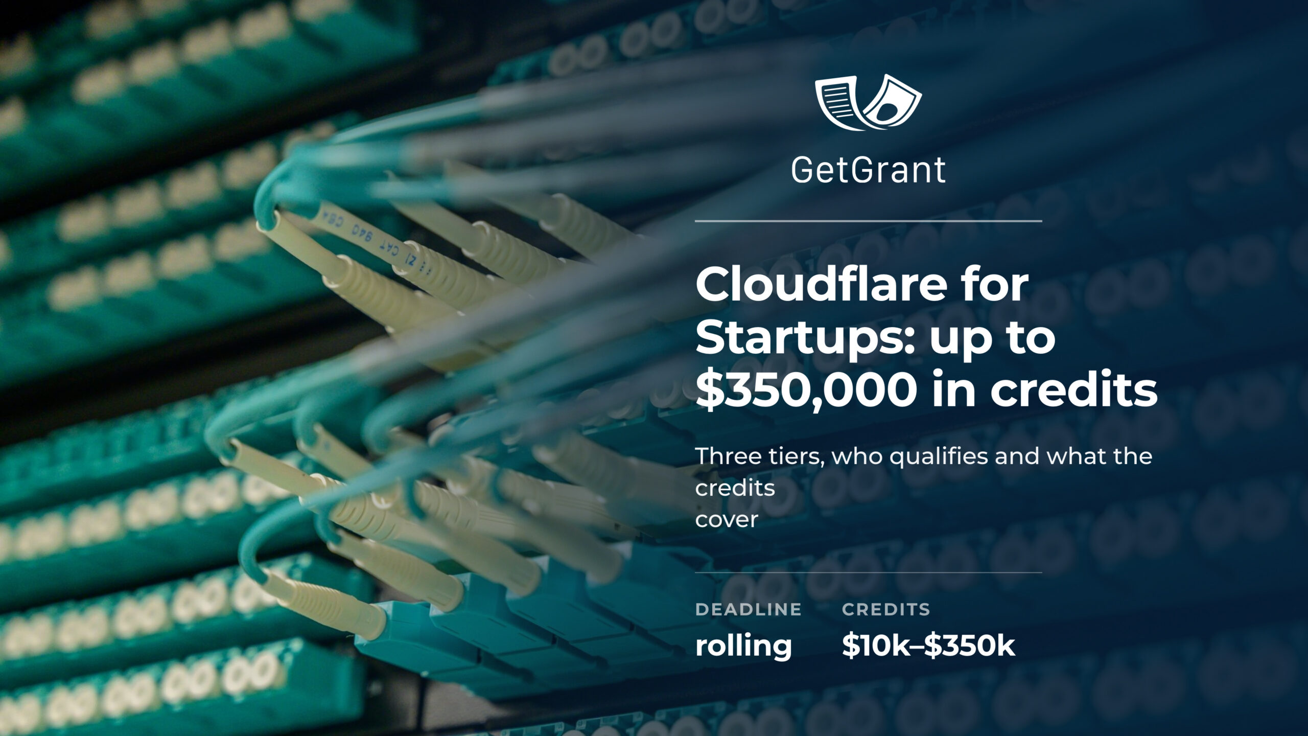 Cloudflare for Startups: up to $350,000 in credits for tech startups